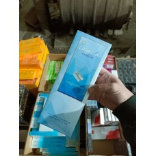 Сигареты Omega Ice Blue Superslims (яблоко с ментолом) купить