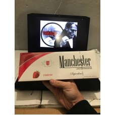 Сигареты Manchester Strawberry Superslims (клубника) купить